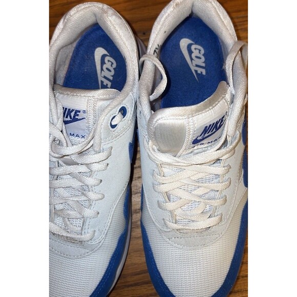 NIKE AIR MAX 1 \'86 OG Golf Blue Royal Mens Size 7.5 Spikeless Golf Athletic Shoe main image 4